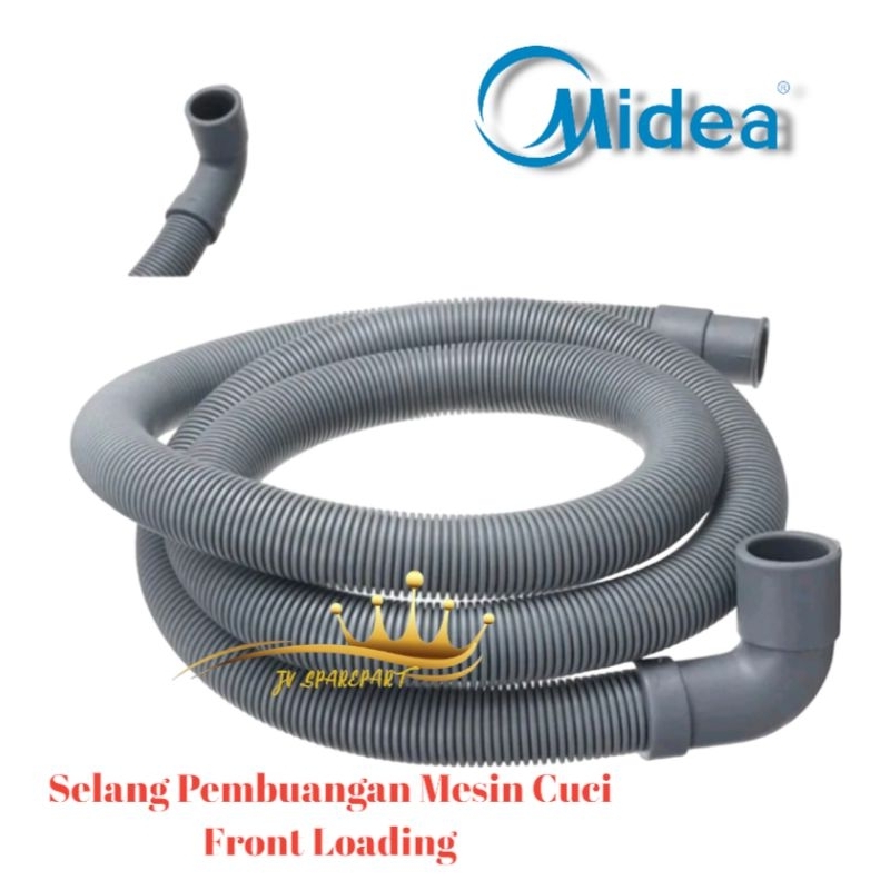 [PROMO] Midea Front Loading 3M | Selang Pembuangan Mesin Cuci Front Loading Midea