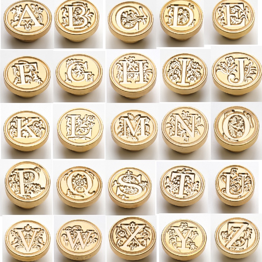 

Gila Nokai Space READY High Quality Alfabet ABCD Wax Stamp Seal Segel Amplop Bahan Tebal Berkualitas Wax Seal Alphabet