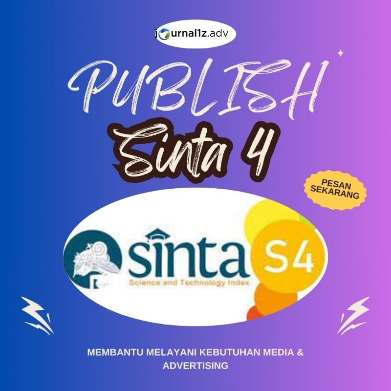 

PUBLIKASI ARTIKEL SINTA 4 | NEGO MURAH CINCAI LOA TERACREDITASI BERGARANSI