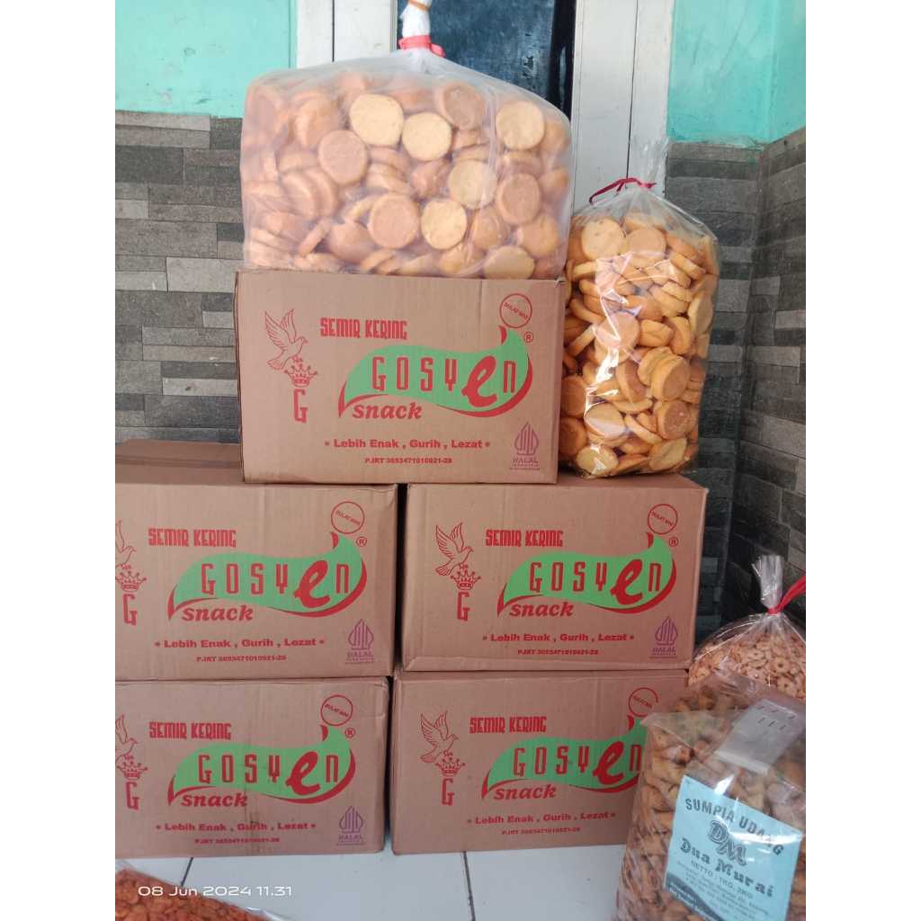 

2KG 1 DUS ROTI KERING GOSEN KUE BAGELED GOSYEN HARGA GROSIR