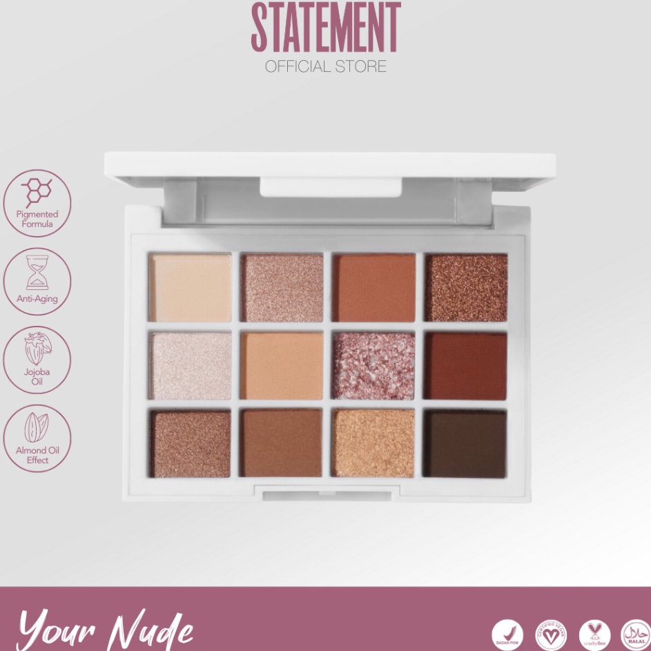 Terlaris Statement Beauty Your Nude Eyeshadow Palette