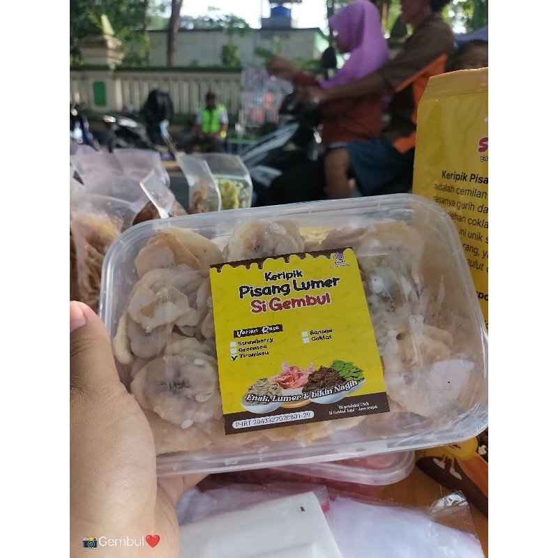 

keripik pisang Lumer Si gembul Tiramissu isi 150 gram