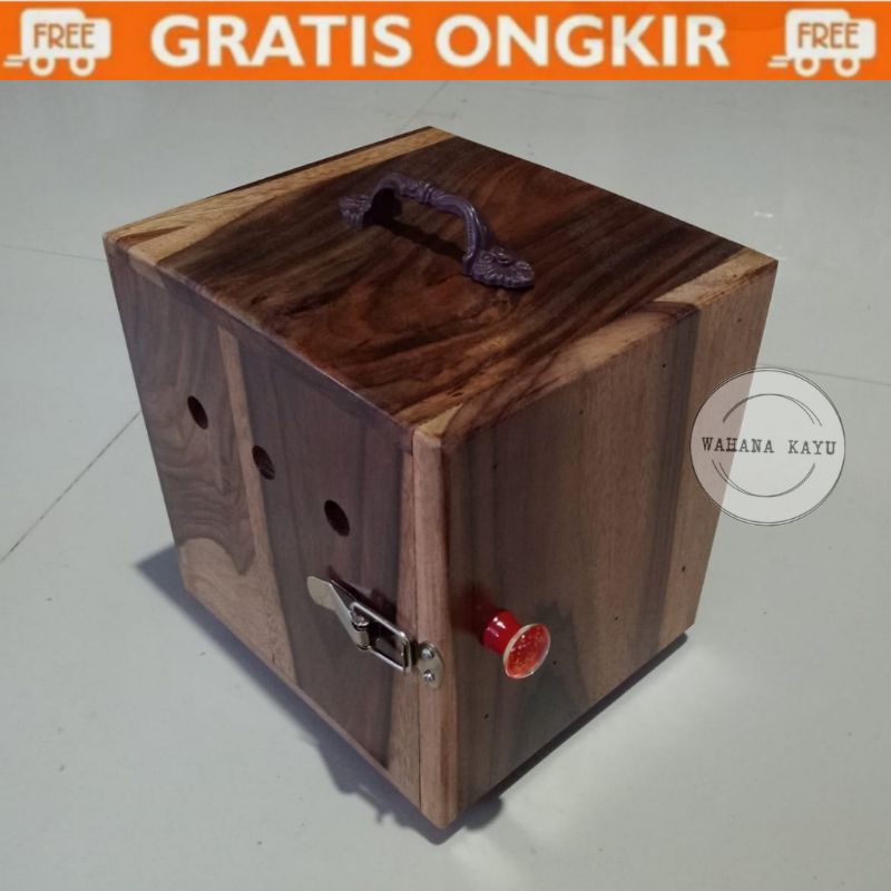 box burung kekep | box burung alap-alap capung kancing klem koper