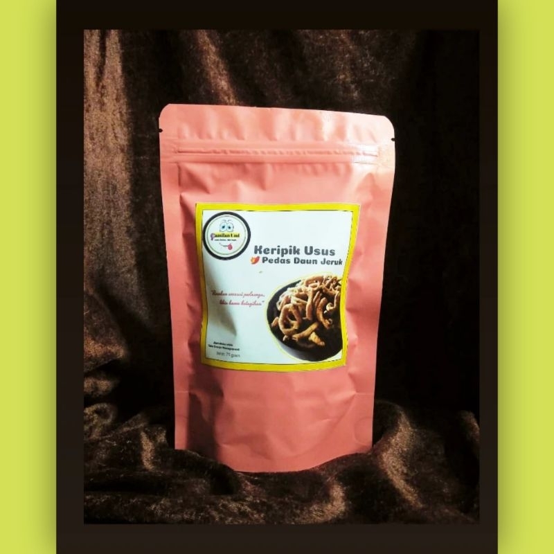 

KRIPIK USUS Pedas Daun Jeruk 85 gram