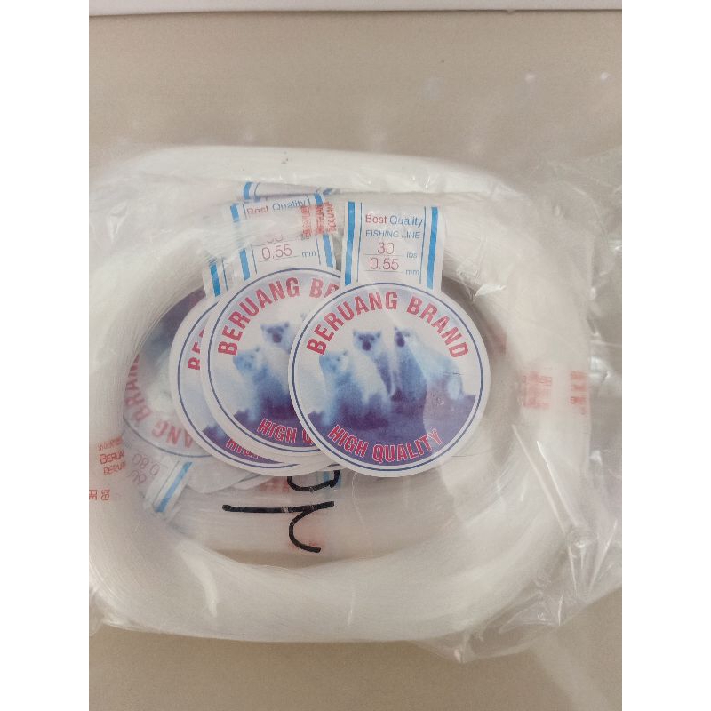Tasi beruang/fishing line/senar pancing ukuran 30lbs/0.55mm/Harga panjang 26m