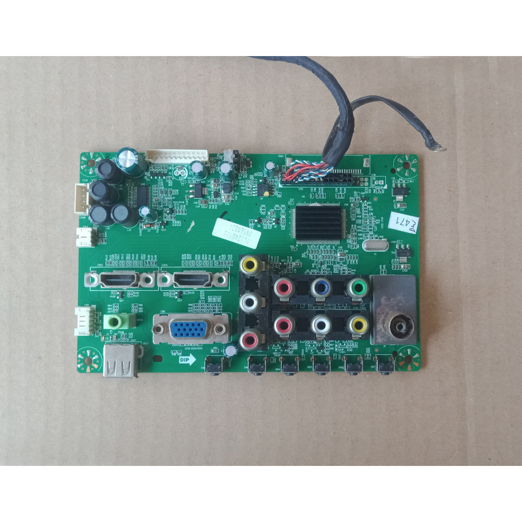 Board Mainboard LED TV POLYTRON PLD24D901 Plus LVDS 24 inch
