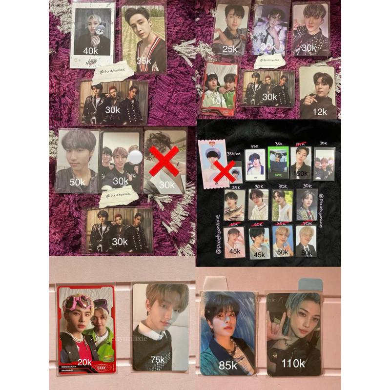 Stray Kids Photocard Bangchan Lee Know Changbin Hyunjin Han Jisung Felix Seungmin I.N Jeongin Ayen s