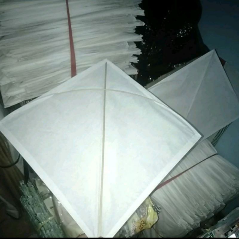 layangan polos super isi 100 pcs ukuran 58