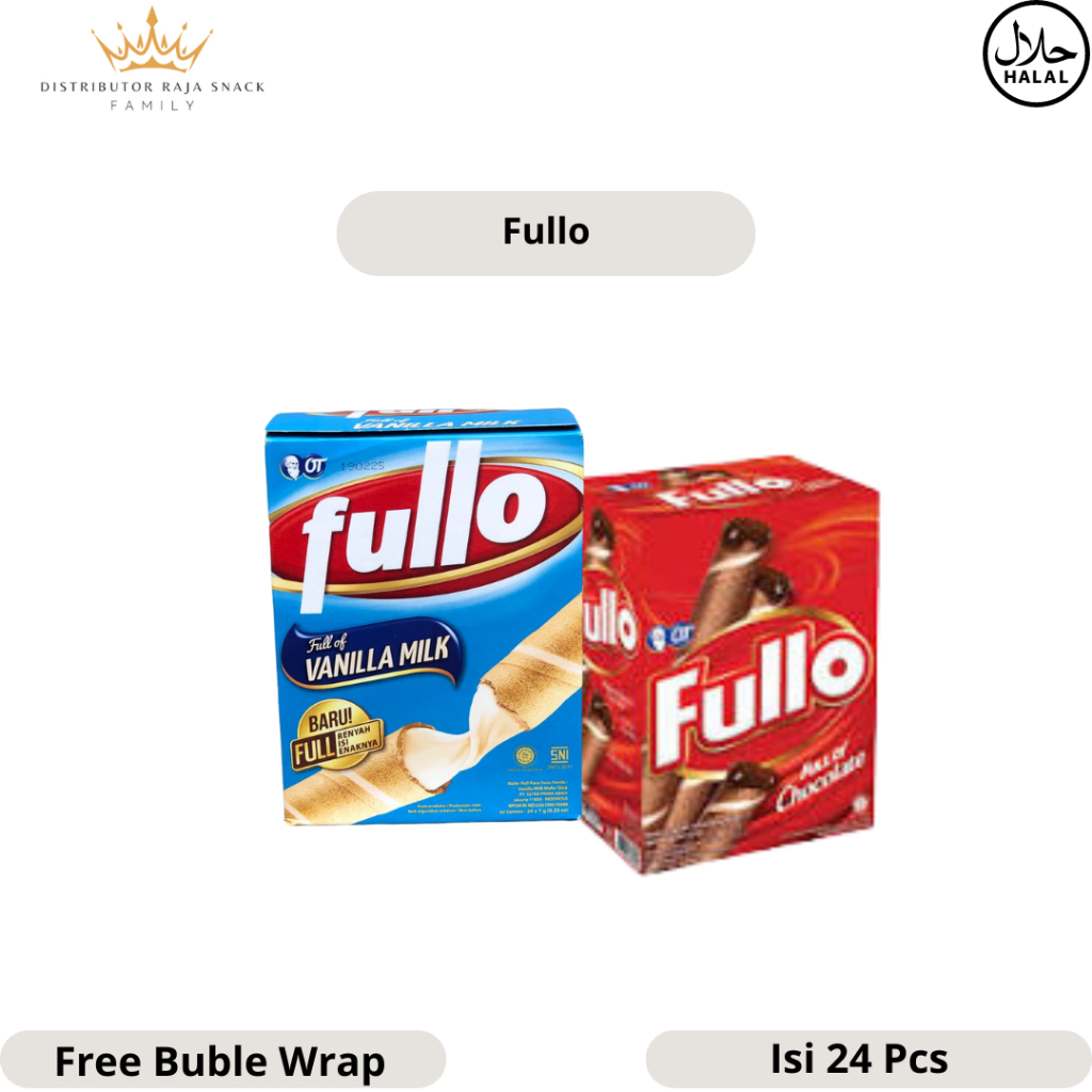 

Fullo Wafer Rolls OT 1 Box isi 24pcs @7.5gr