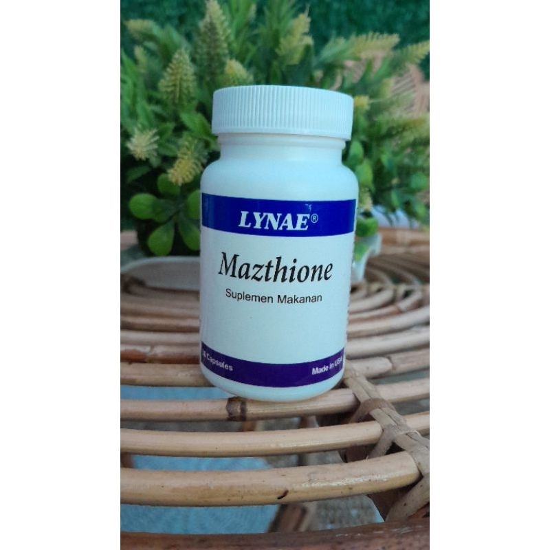 Capsul Suplement Gluthation Mazthione Original 100% Prodak USA 60 capsul BELLOVA