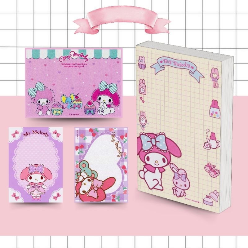

Memo Pad 36 Lembar Notepad Cute Pink Purple Kertas Catatan Sekolah Alat Tulis