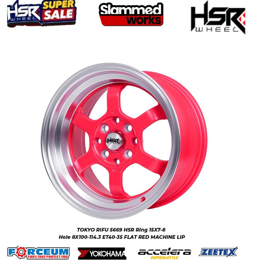 TOKYO RIFU 5669 HSR R15X7/8 H8X100-114,3 ET40/35 FR/ML