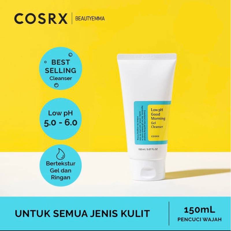 Cosrx Low pH Good Morning Cleanser -Facial wash Cosrx- Facial wash semua jenis kulit