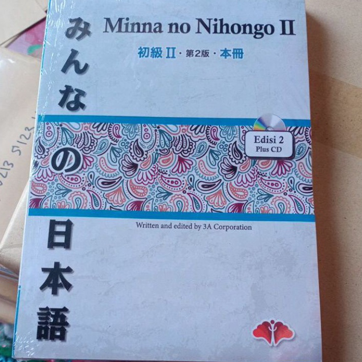 murah buku belajar bahasa jepang  minna no nihongo II  VERSI BAHASA JEPANG FOULL