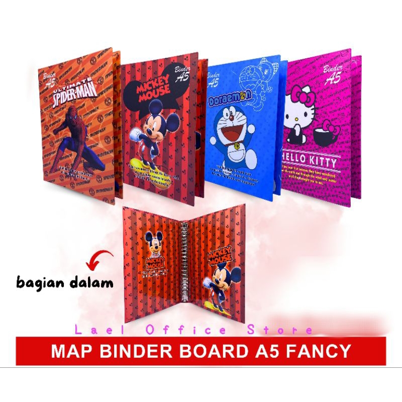 

Map Binder Karakter/ Binder Anak A5 / Map Binder Board Fancy/ Binder Karakter A5