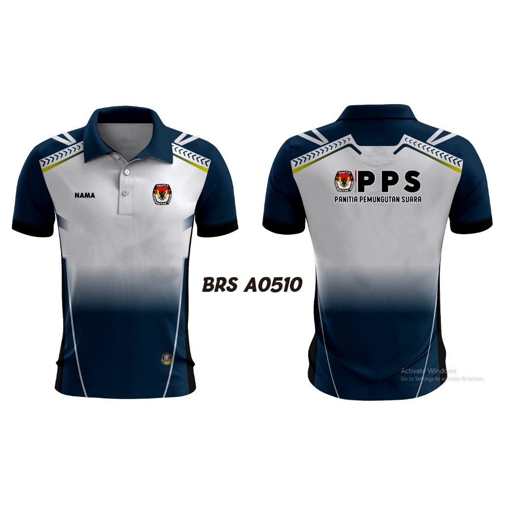 Kaos Jersey Petugas PPS Pemilu 2024-BRS510