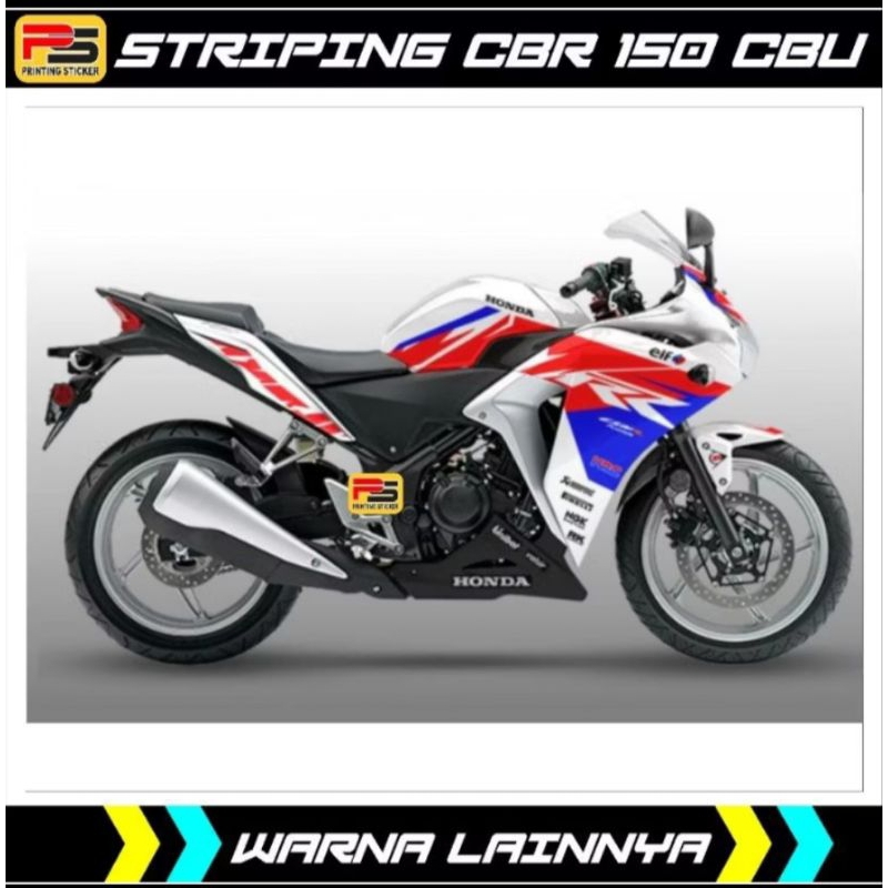 stiker list body motor cbr 150 cbu/striping cbr 150 cbu thailan