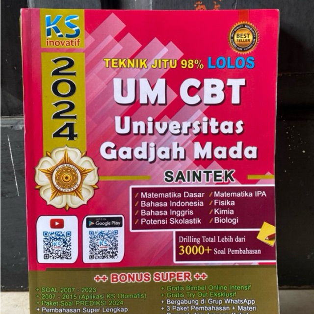 BUKU UTUL UGM KS INOVATIF 2024 (preloved)