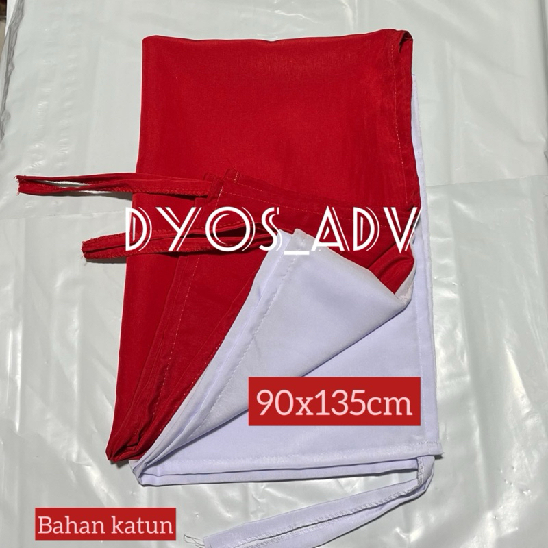 Bendera merah putih 90 x 135 cm (katun premium)