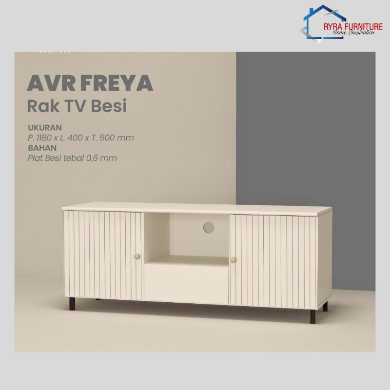 OLYMSTEEL - AVR - MEJA TV BESI ANTI RAYAP/RAK TV BESI MINIMALIS MODERN
