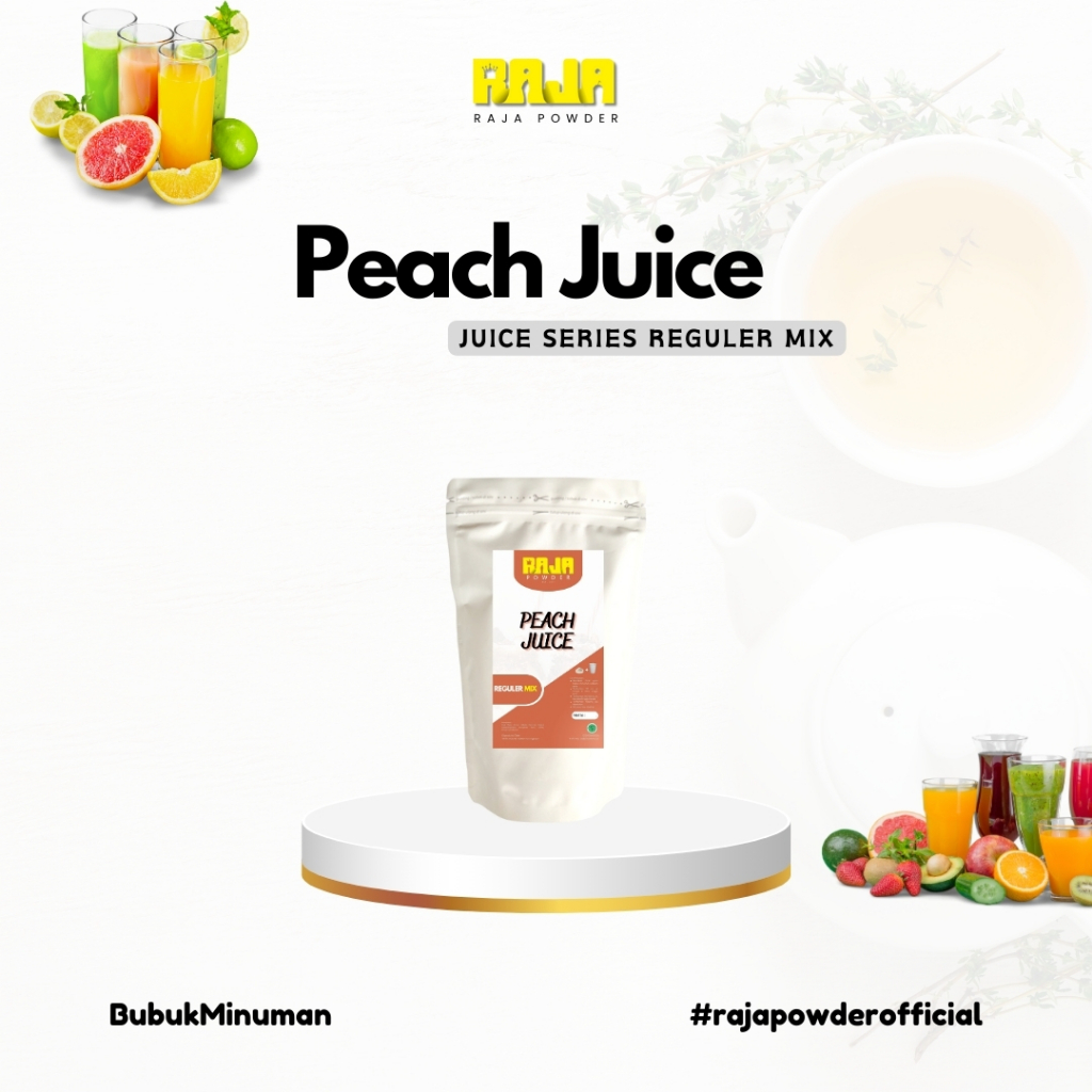 

Bubuk Jus Buah Persik Bubuk Minuman Peach Juice Powder 250 gram
