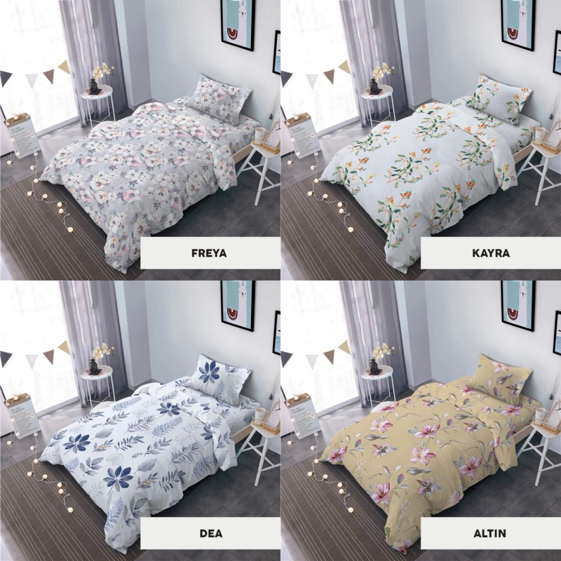 BEDCOVER KINTAKUN D'LUXE - BEDCOVER SINGLE TINGGI 30 - BEDCOVER 120x200