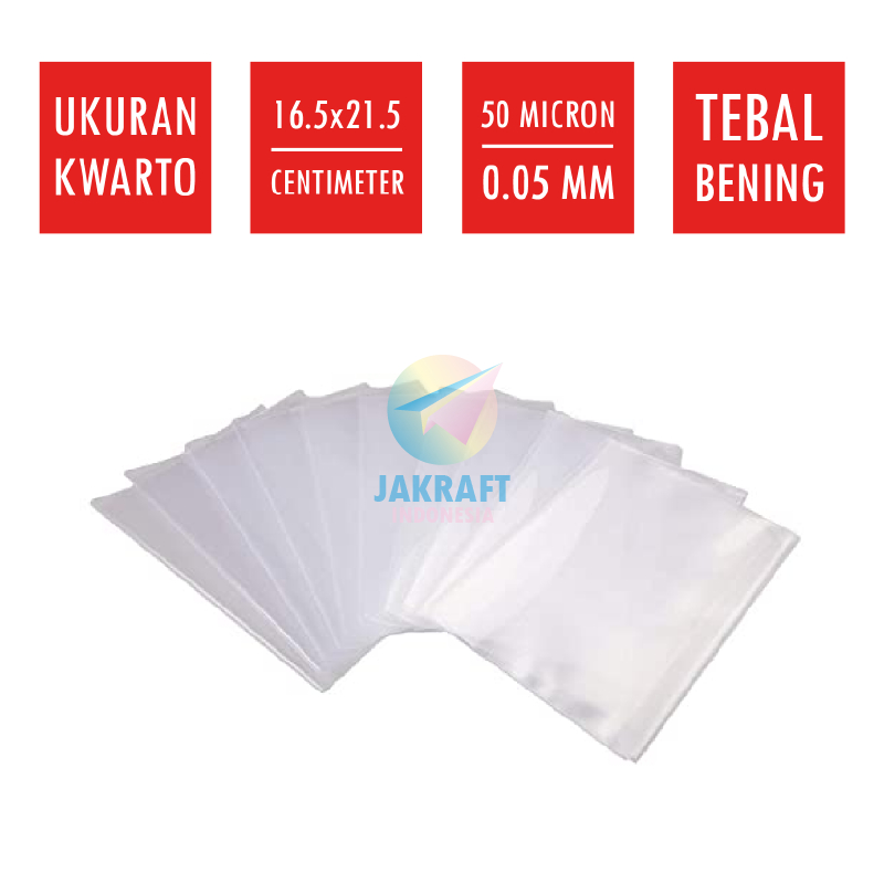 

(10 Pcs) Sampul Plastik Mika PVC Tebal Buku Tulis SiDU Ukuran Biasa A5 Kwarto Kuarto Quarto Bening Polos Transparan