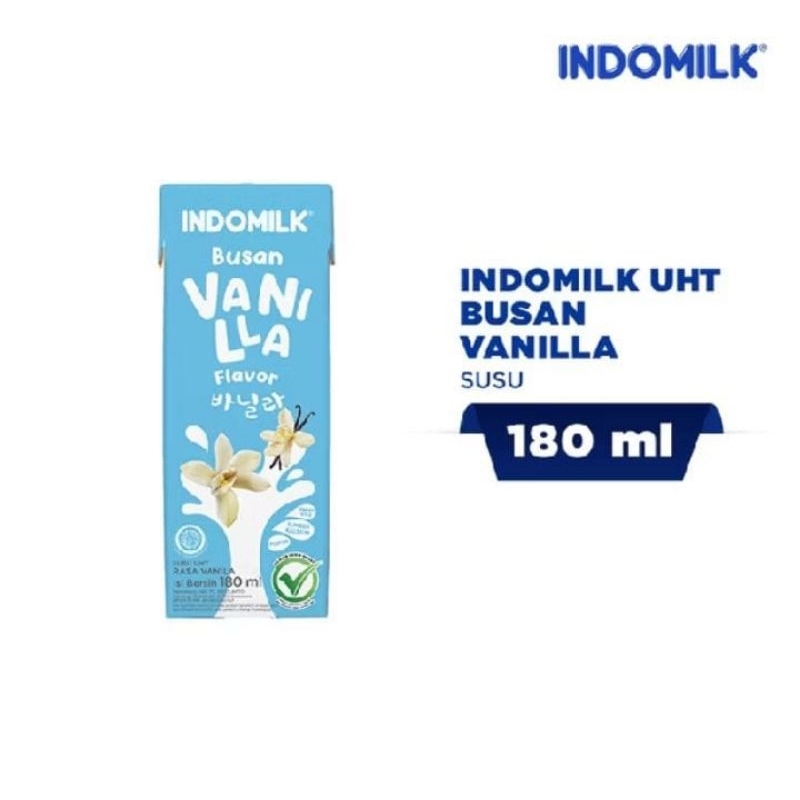 

Susu UHT Indomilk Korean Vanila latte 180ml