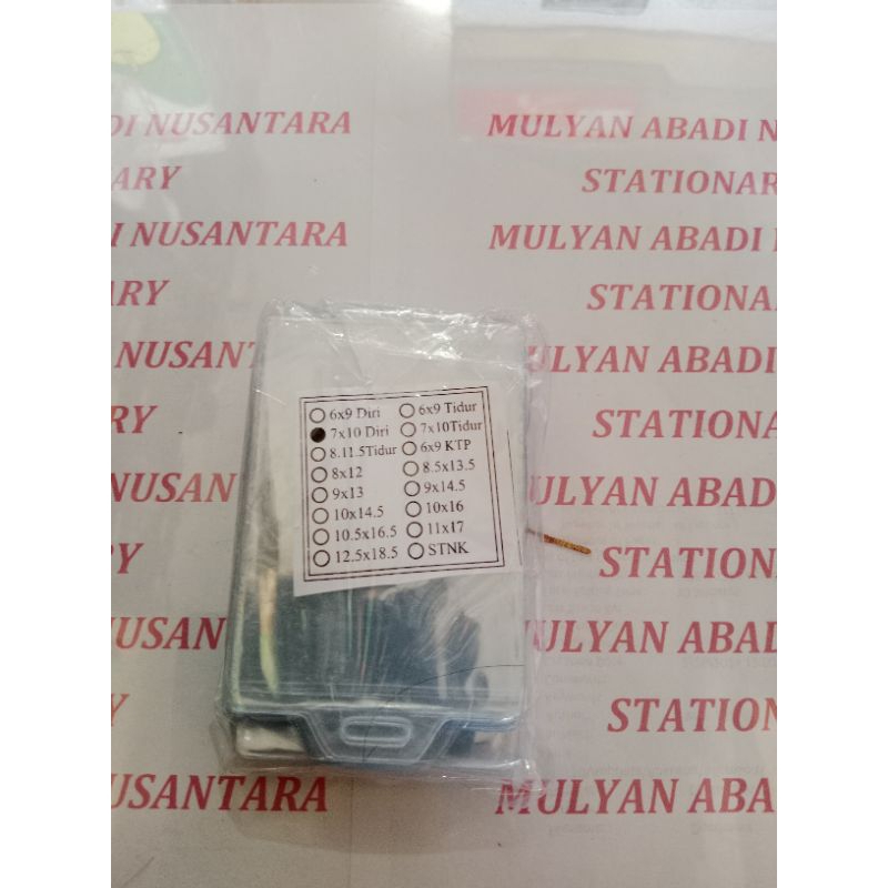 

PLASTIK PANITIA 7 x 10 DIRI