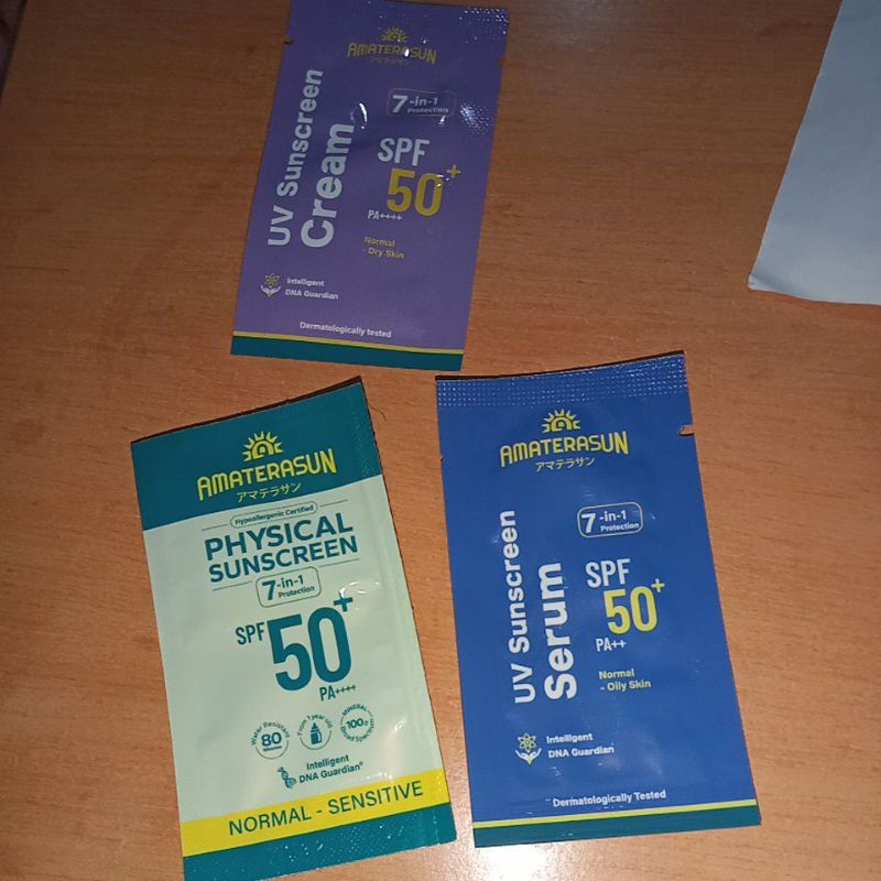 Free Gift khusus somethinc / amaterasun - sample size / tester sachet sesuai gambar yg di attach