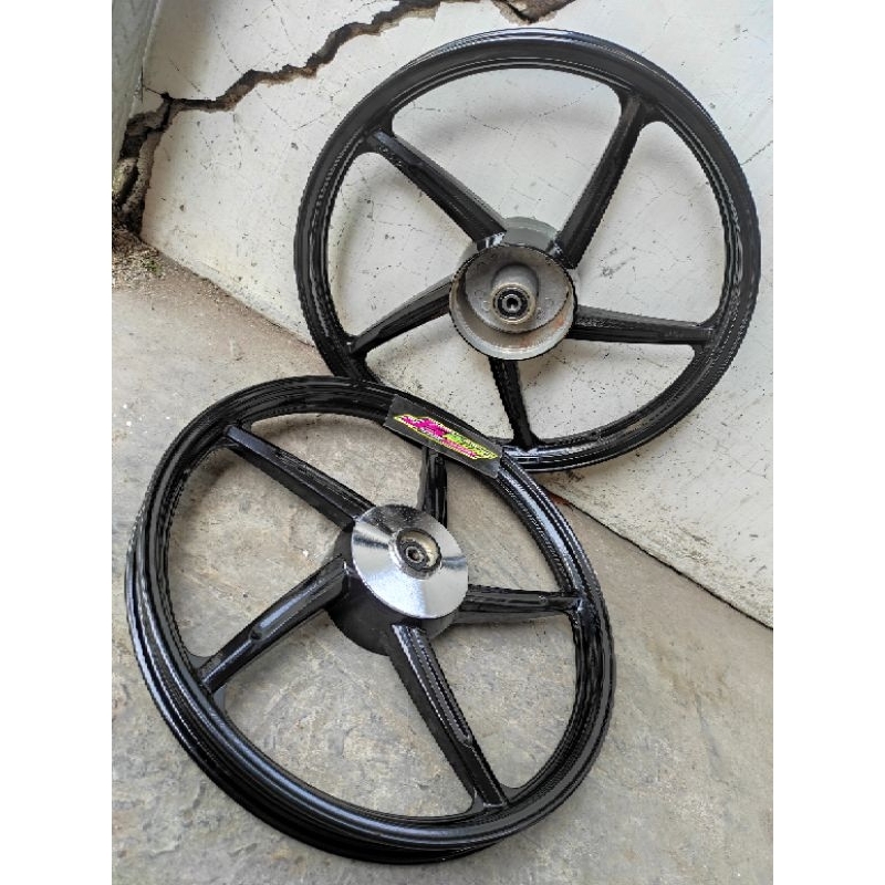 VELG RACING PALANG 5 COPY RCB MERK ZIGEN VROSSI PENGEREMAN TROMOL DEPAN DAN BELAKANG UNTUK MOTOR KIR