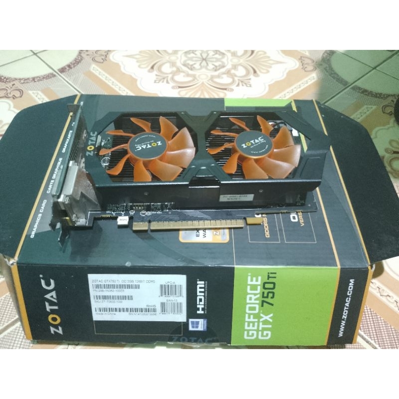 VGA GTX 750 2GB OC TI Zotac