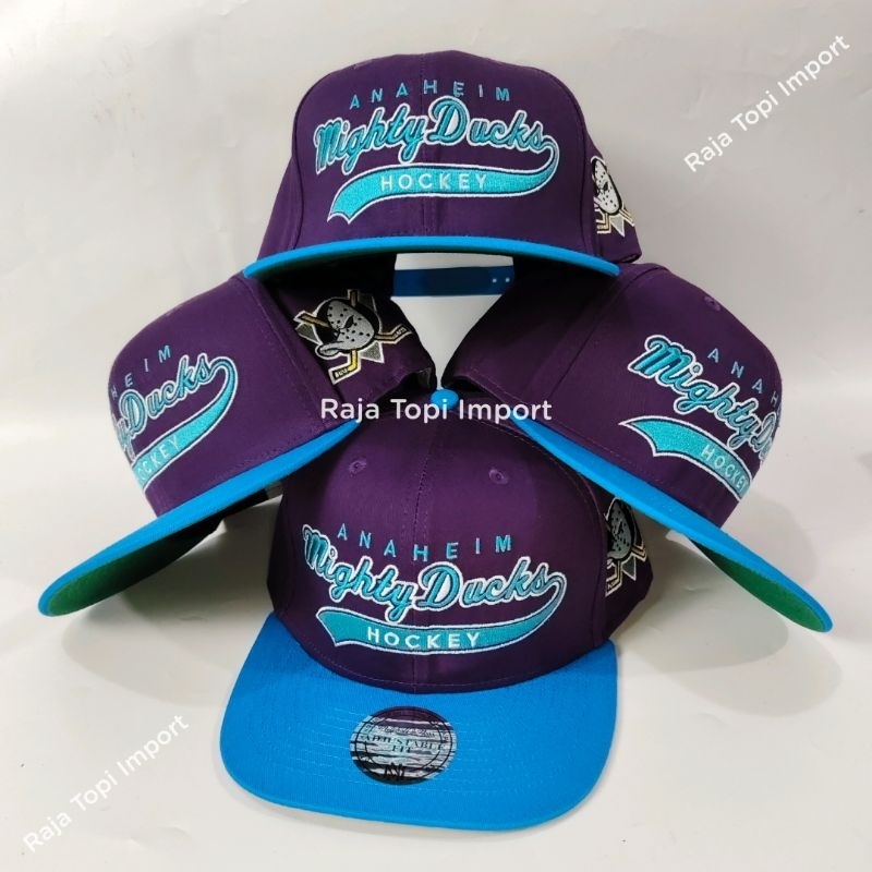 TOPI SNAPBACK MIGHTY DUCKS PREMIUM IMPORT - TOPI SNAPBACK VINTAGE NHL DUCKS ANAHEIM