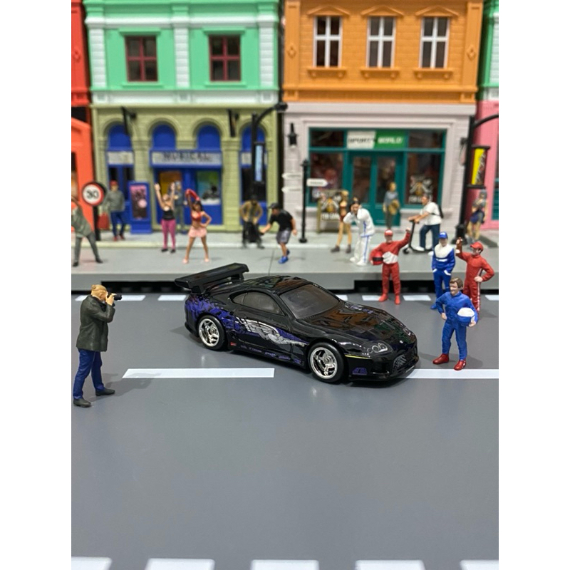 Hot Wheels Custom Ban Karet Toyota Supra Fast Furious Edition 5