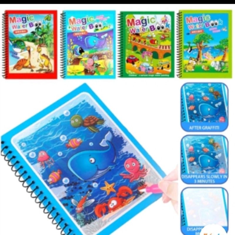 

Magic Water Book free spidol air