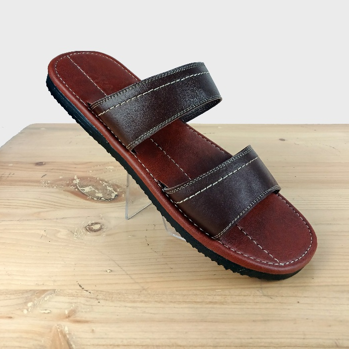 Sandal Selempang Pria Kulit Asli Rasheda Gr 28 Big Size