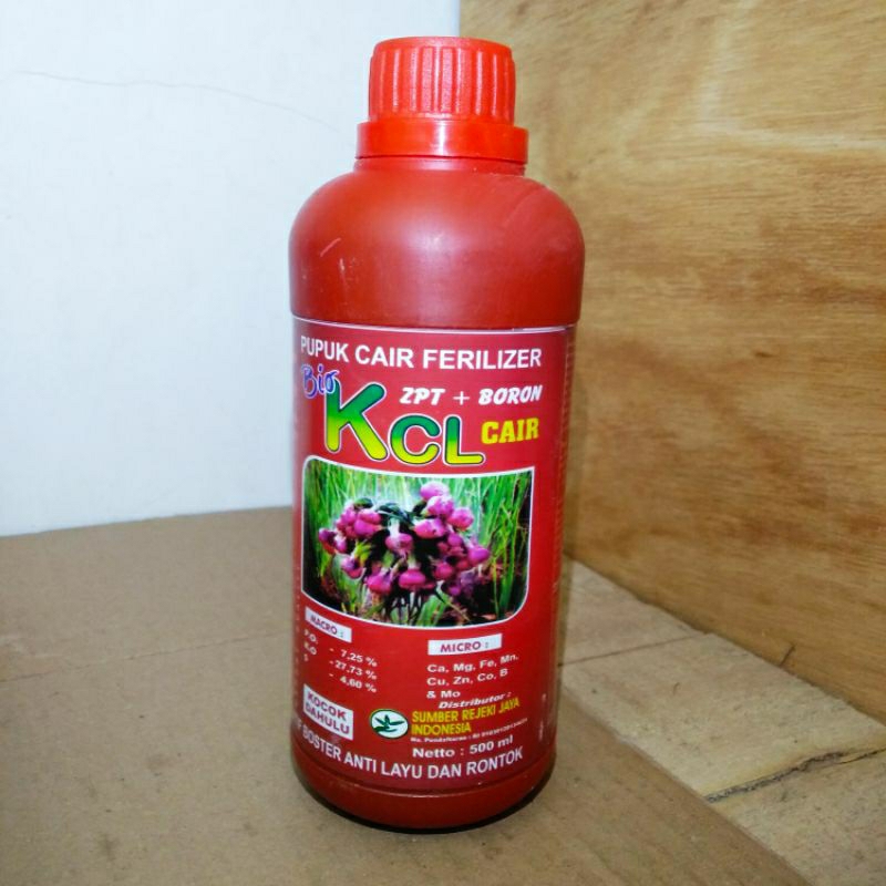Pupuk BIO KCL CAIR + ZPT + BORON + ANTI RONTOK 500ML (100% Original)