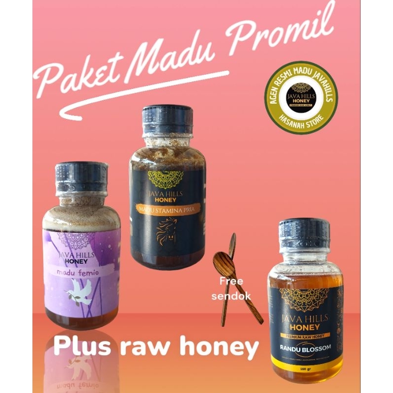 

PAKET MADU PLOMIL PLUS RAW HONEY / PAKET MADU MINI LENGKAP