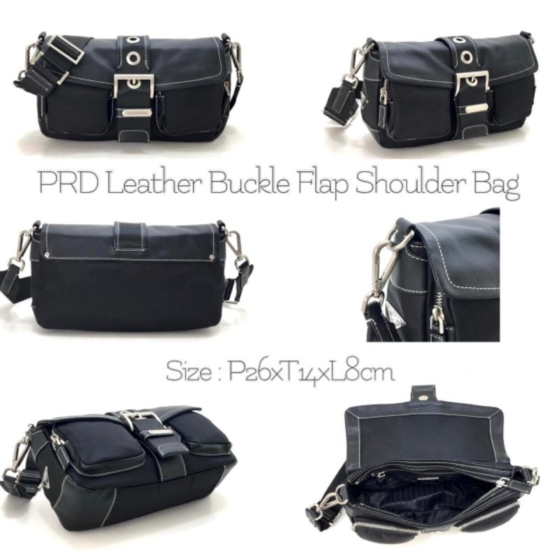 Shoulder Bag Predong Leather Buckle Flap