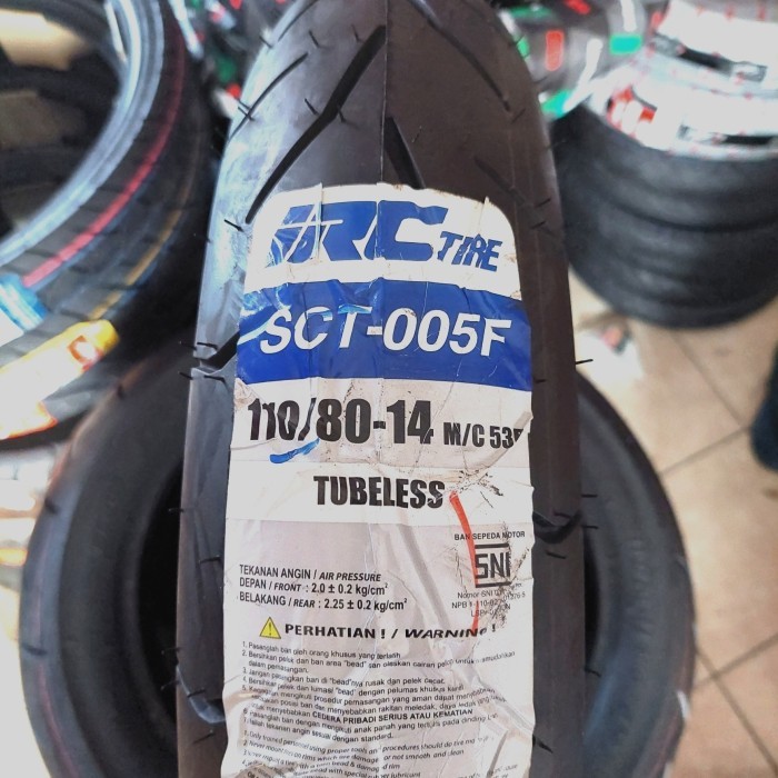 FREE PENTIL Ban Motor AEROX IRC SCT-005F 110 / 80 - 14 Tubeless ban depan motor AEROX 150 155 ADV 16