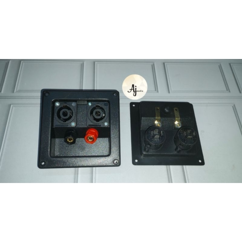 Terminal box speaker/terminal speakon/terminal canon speaker 2 in 1
