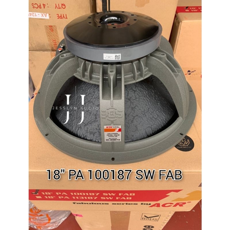 Speaker Fabulous 18 inch PA 100187 SW ACR original subwoofer Speaker fabolus 18 in 100187