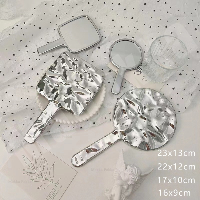 Perak Hand Mirror / Cermin Genggam / Cermin Rias/ Korea Vintage Mirror