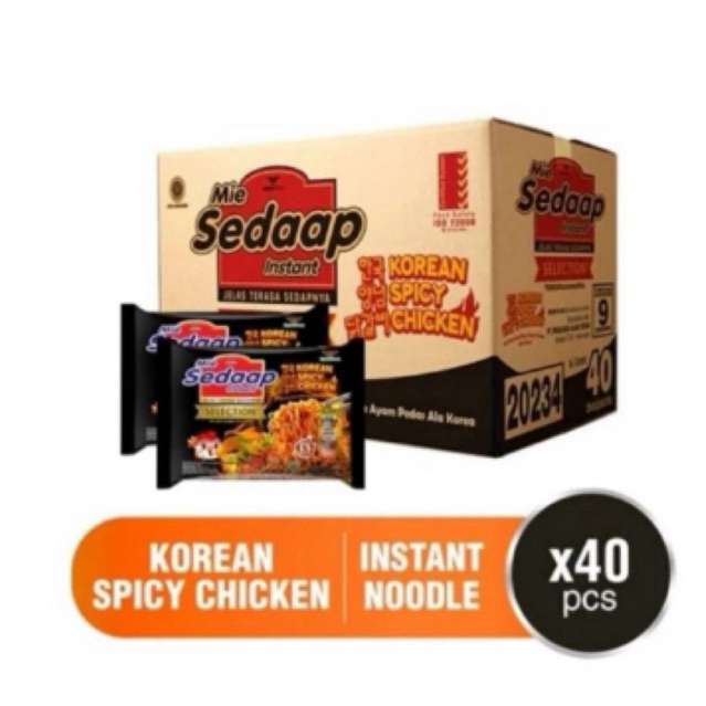 

[1 Dus isi 40 PCS] Mie Sedaap Korean Spicy Chicken 87 g
