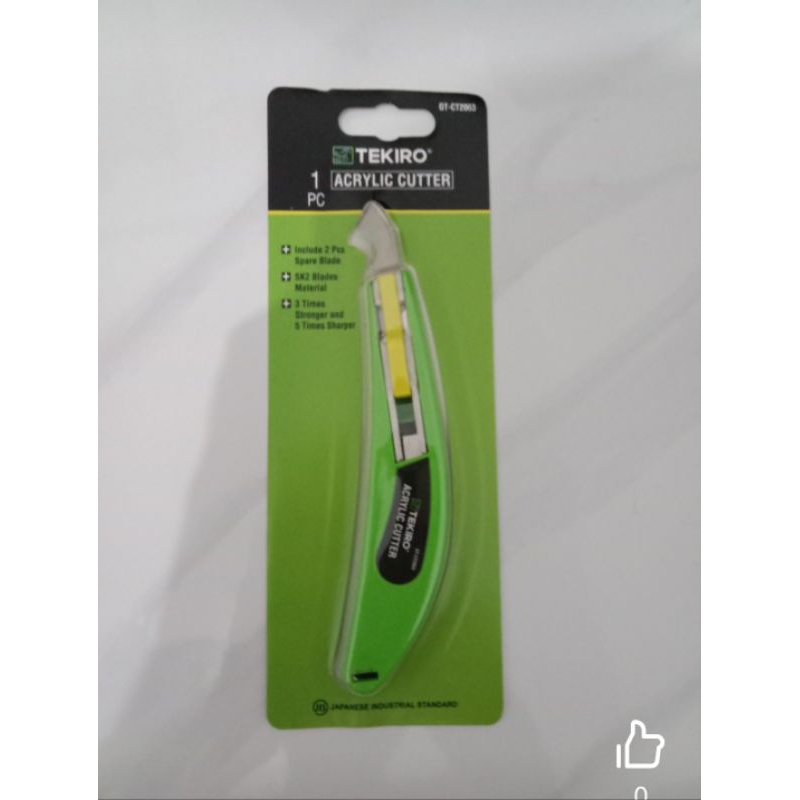 

RB Tekiro Pisau Cutter Acrylic 10mm / Pemotong Akrilik 10mm / pemotong akrilik HPL