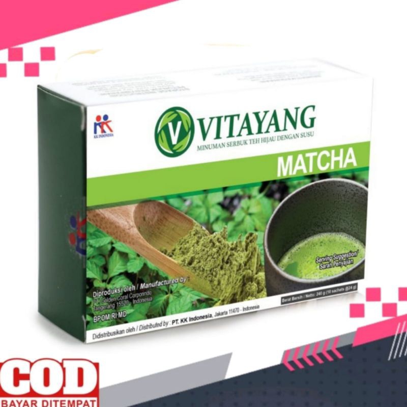 

Vitayang Matcha Teh hijau bubuk kayaakan polifenol enak turun berat badan