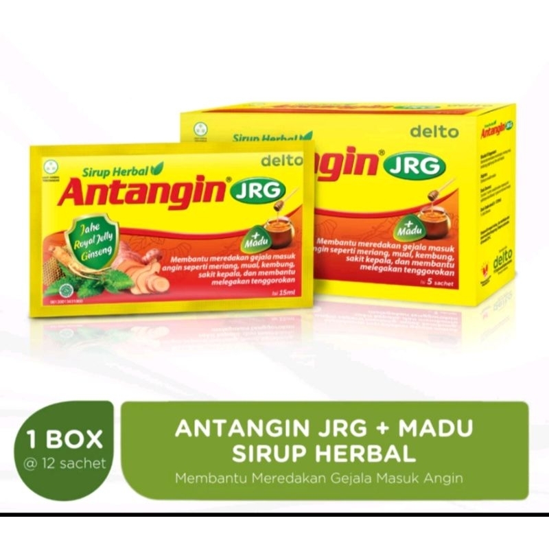 

Antangin JRG sirup herbal 1pack 12pcs