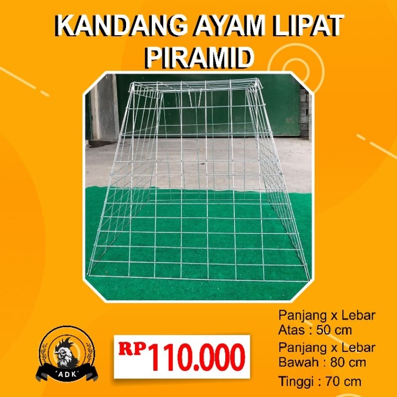 KANDANG AYAM LIPAT PIRAMID
