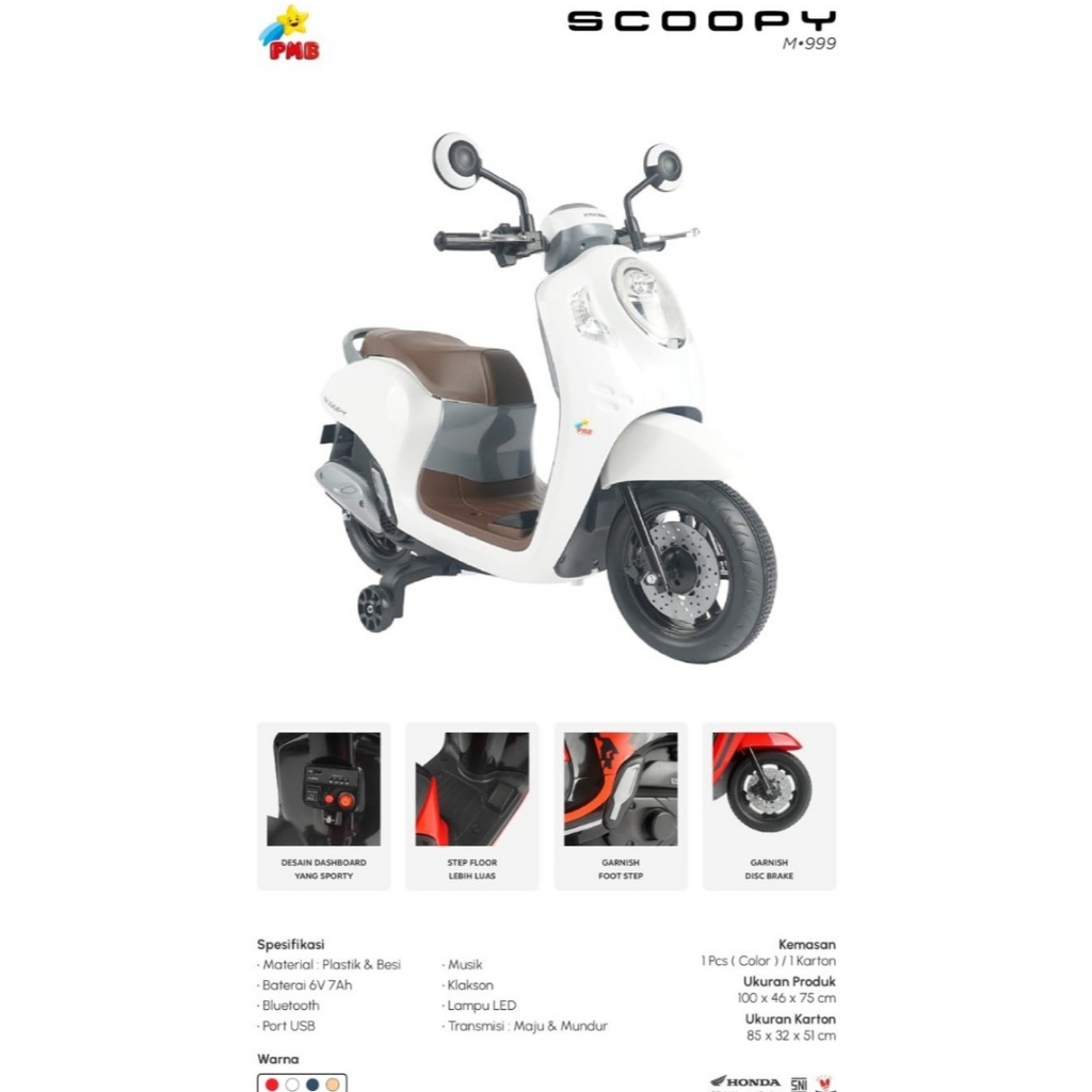 SPD MOTOR ACCU PMB HONDA SCOOPY M999