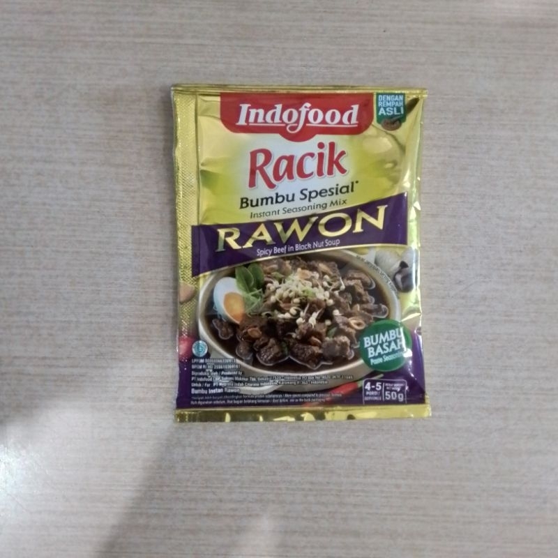 

INDOFOOD RACIK BUMBU INSTANT RAWON | BUMBU RAWON INSTAN 50 GR